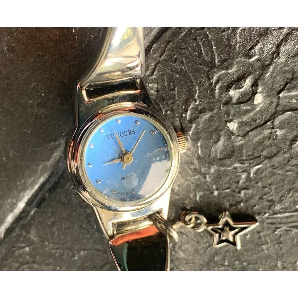 Rumours Quartz Japan Movement 6641 Blue face, 5-point charm, Women's, Marked - Picture 3 of 5